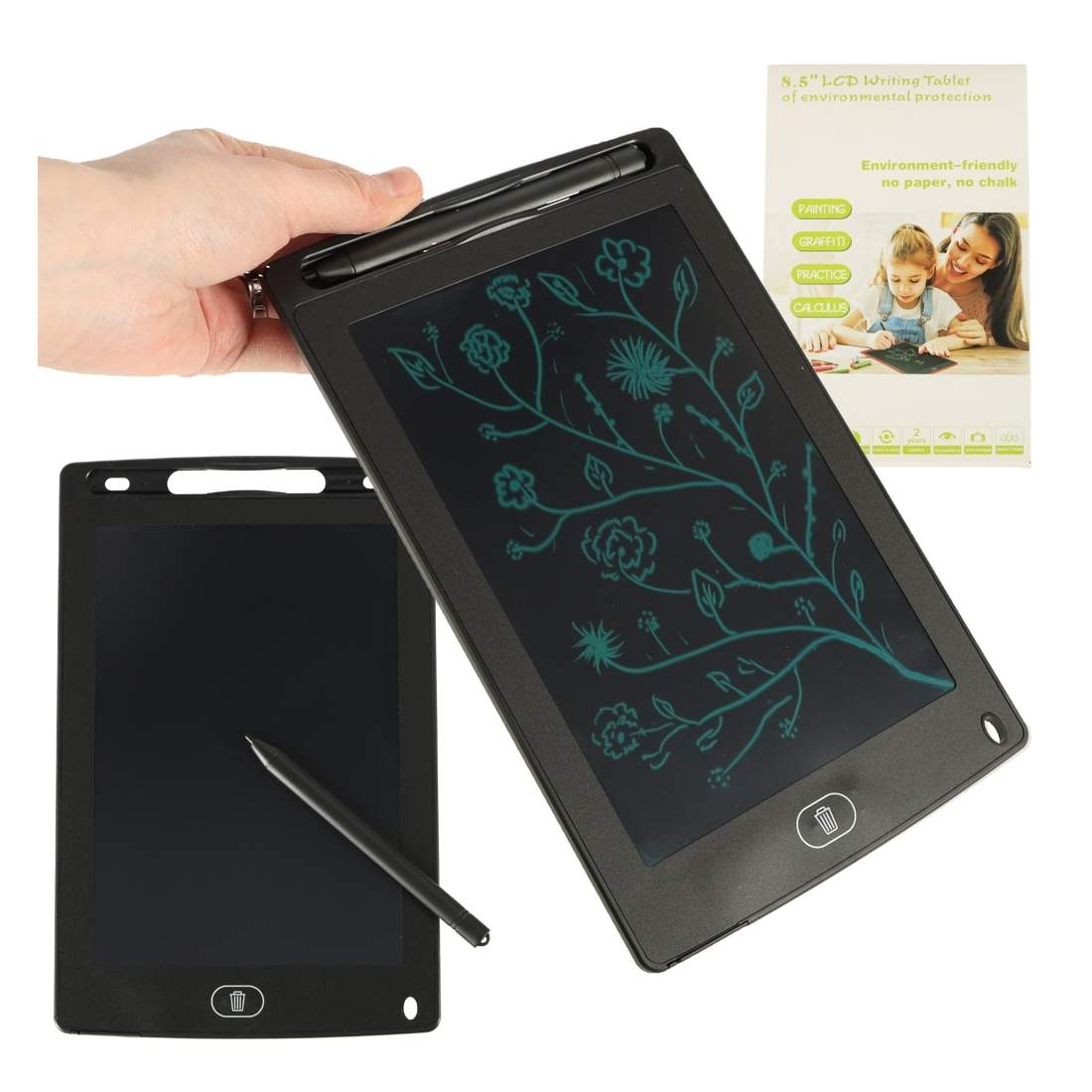 8,5-tums Grafikplatta med Penna och Raderknapp | Hem & Hobby | Pryloteket