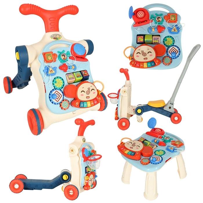 Multifunktionell 5in1 Gåstol: Bord, Skoter, Cykel | Elektronik - Kablar & Adaptrar - Adaptrar & Signalomvandlare - Ljud | Pryloteket