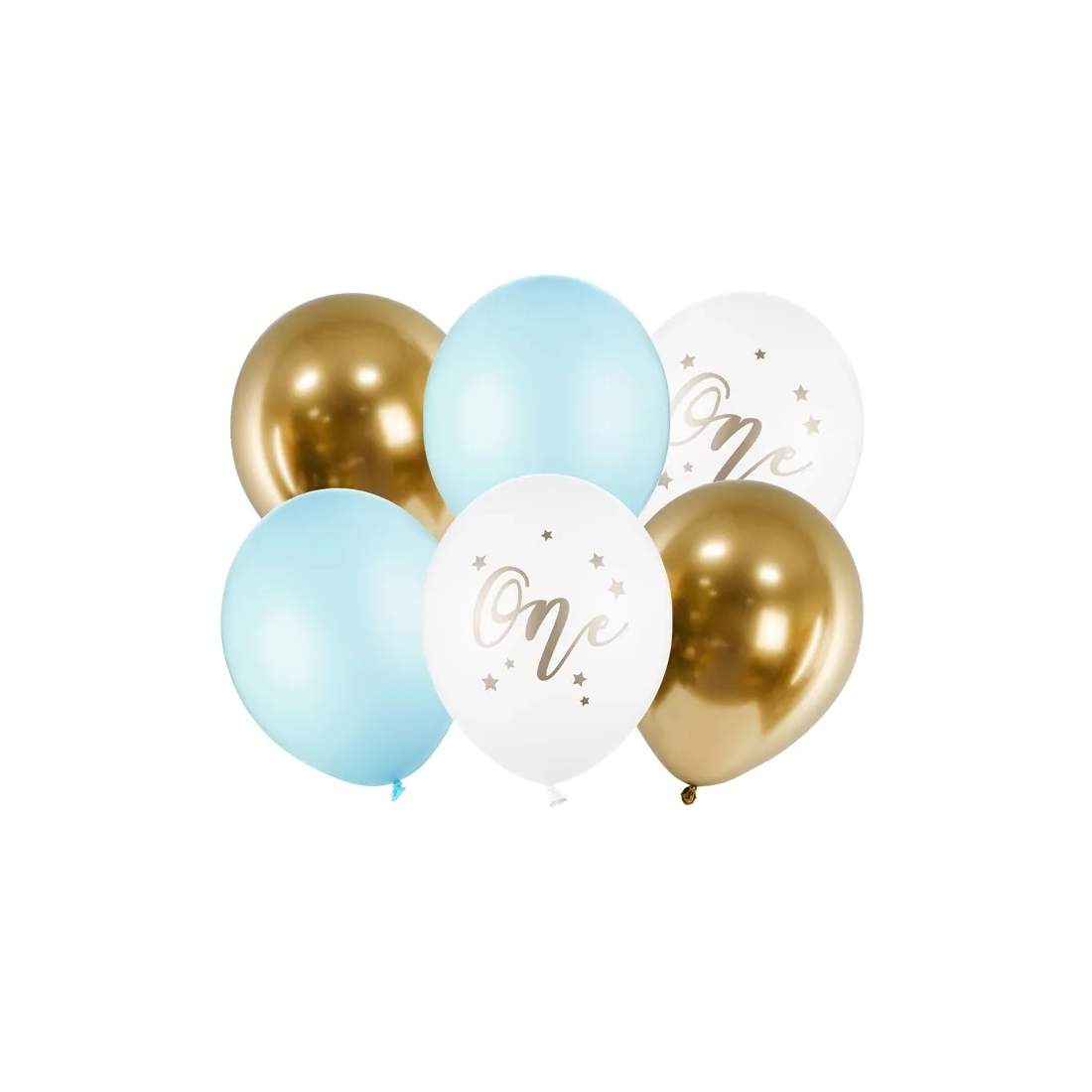 Första födelsedagsballonger 30 cm 6-pack | Hem & Hobby | Pryloteket