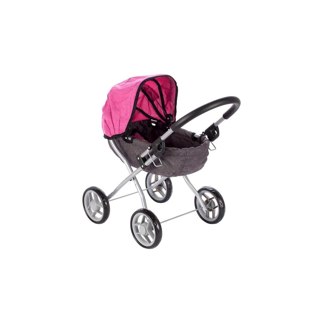 Realistisk fyrhjulig dockvagn i gondolstil | Leksaker & Spel - Leksaker - Leksaksfigurer & Dockor - Dockor | Pryloteket