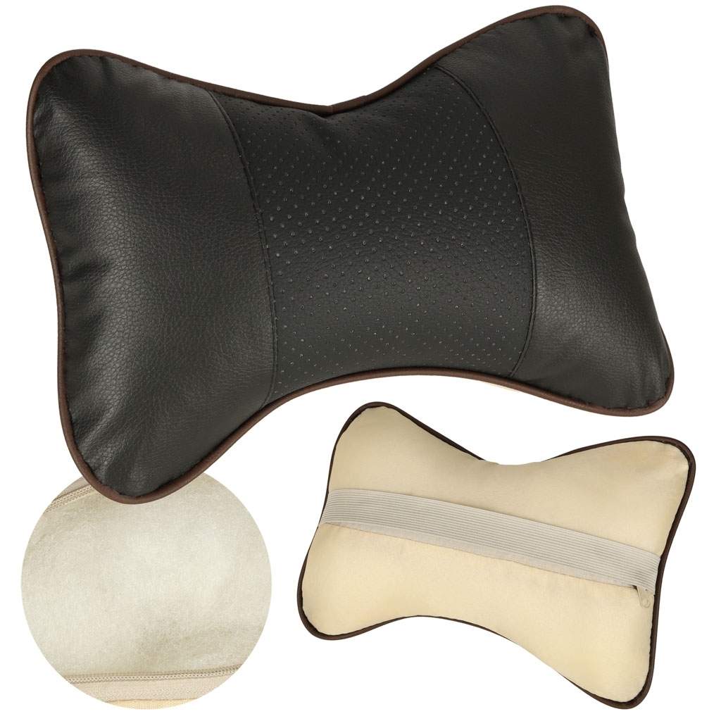 Ergonomisk rejsepude med ryglæn 27x18cm