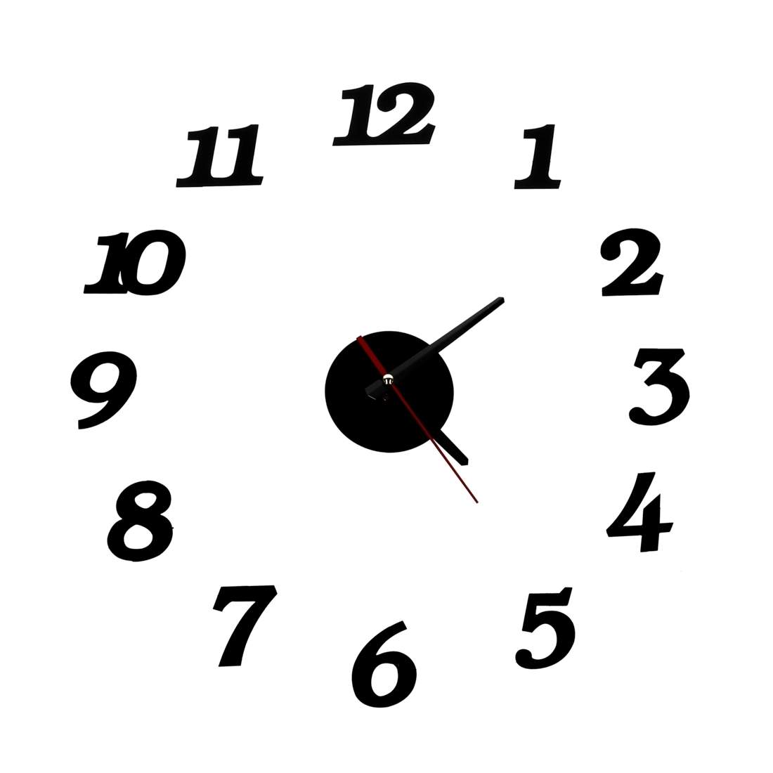 Självhäftande DIY Väggklocka 70-130 cm | Hem & Hobby - Hem & Hushåll - Inredning & Dekoration - Bords- & Väggdekoration - Väggklockor | Pryloteket