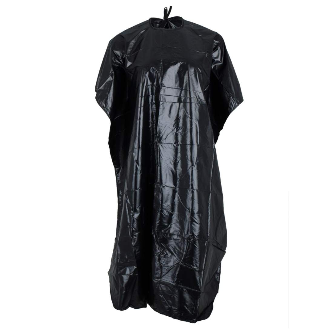 Vattentät frisörkappa med knytband, svart | Mode & Accessoarer - Kläder | Pryloteket