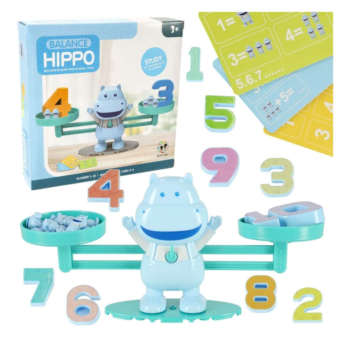 Flodhäst Shuffleboardvåg för Matematiklek | Mode & Accessoarer - Kläder - Skor | Pryloteket