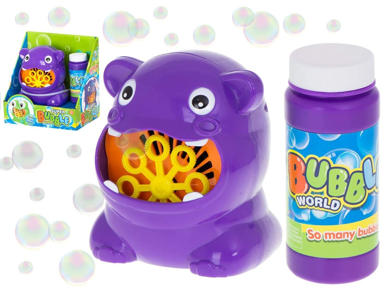 Hippo Bubble Machine Børn - Udendørs leg med væske