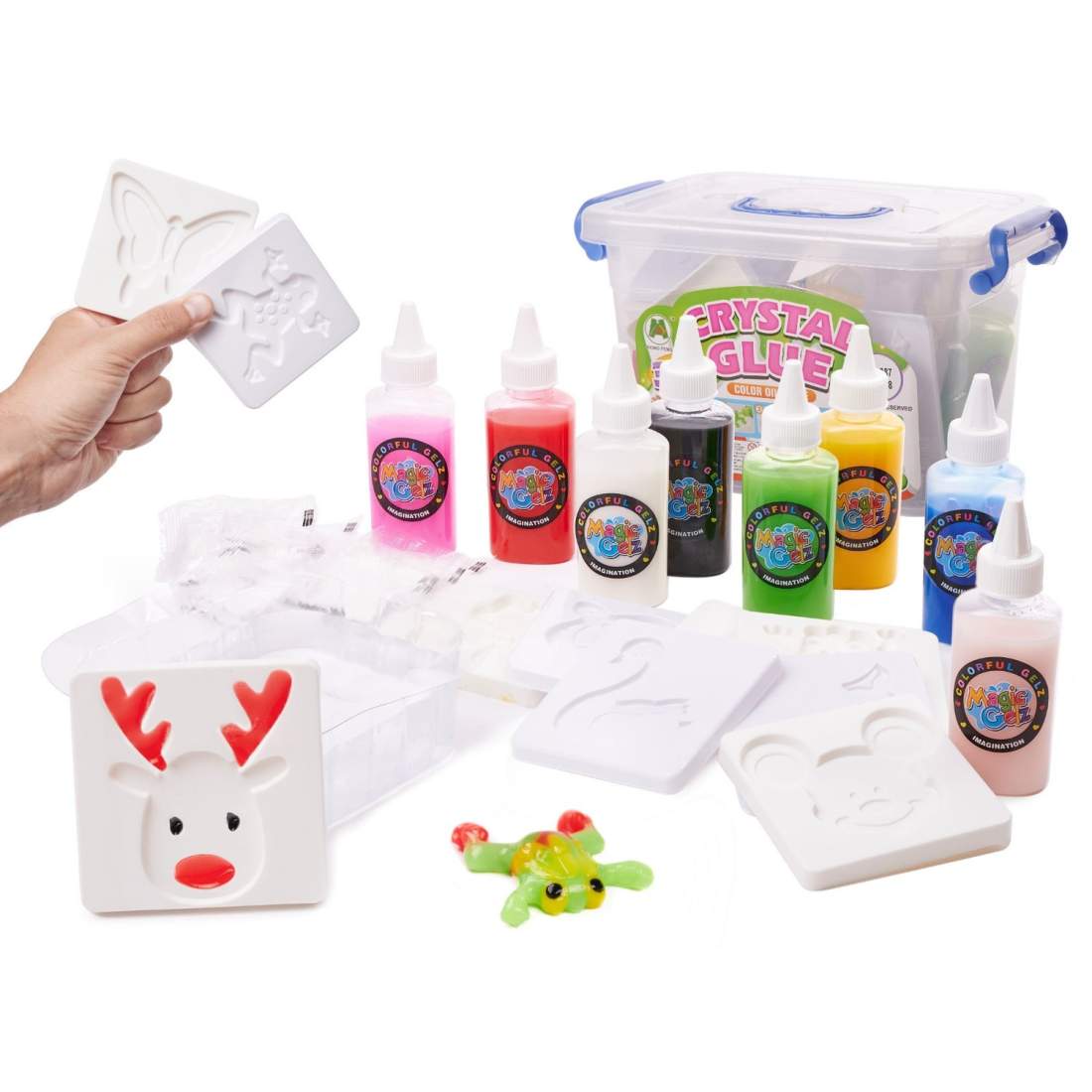 3D-figurskapande limset med formar, 60ml | Hem & Hobby | Pryloteket