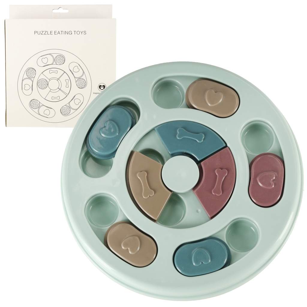 Puslespilskål Hund - Slow Food Intake, 24 cm