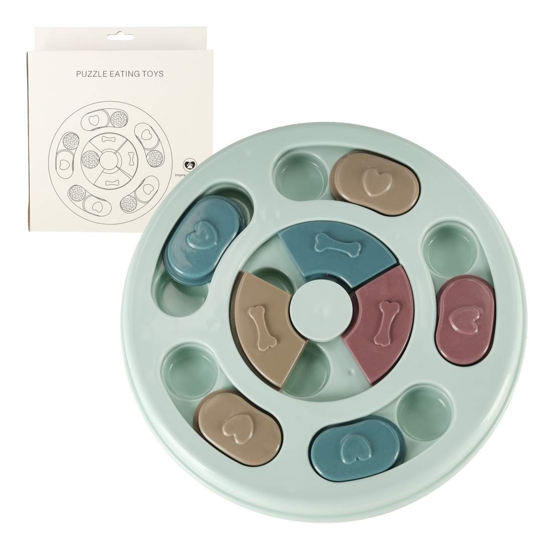 Pusselskål Hund - Långsamt Matintag, 24 cm | Leksaker & Spel - Leksaker - Pussel | Pryloteket