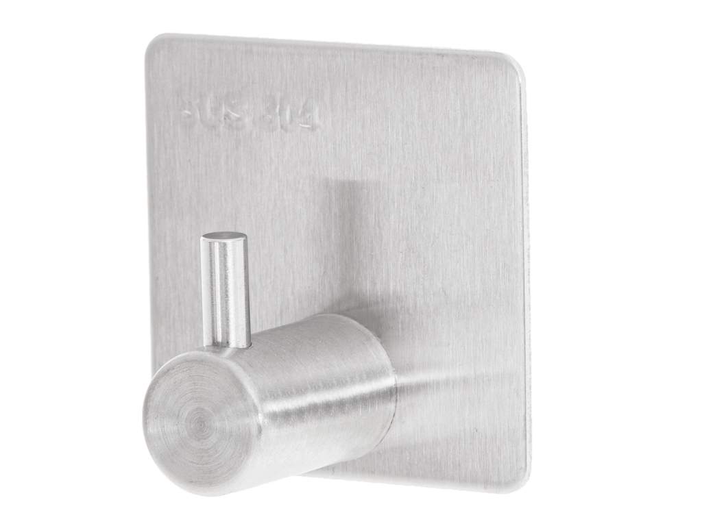 Självhäftande Rostfri Hängare Silver 4,5cm | Hem & Hobby - Hem & Hushåll - Textil - Handdukar | Pryloteket