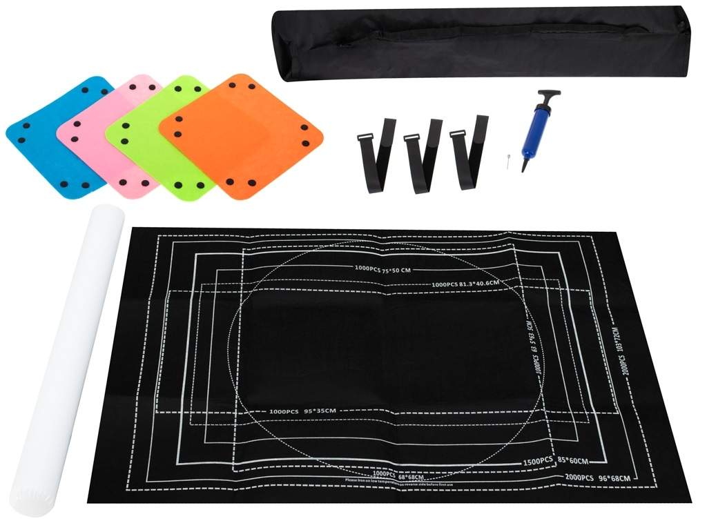 Puslemåtte 118x79cm til 500-2000 brikker