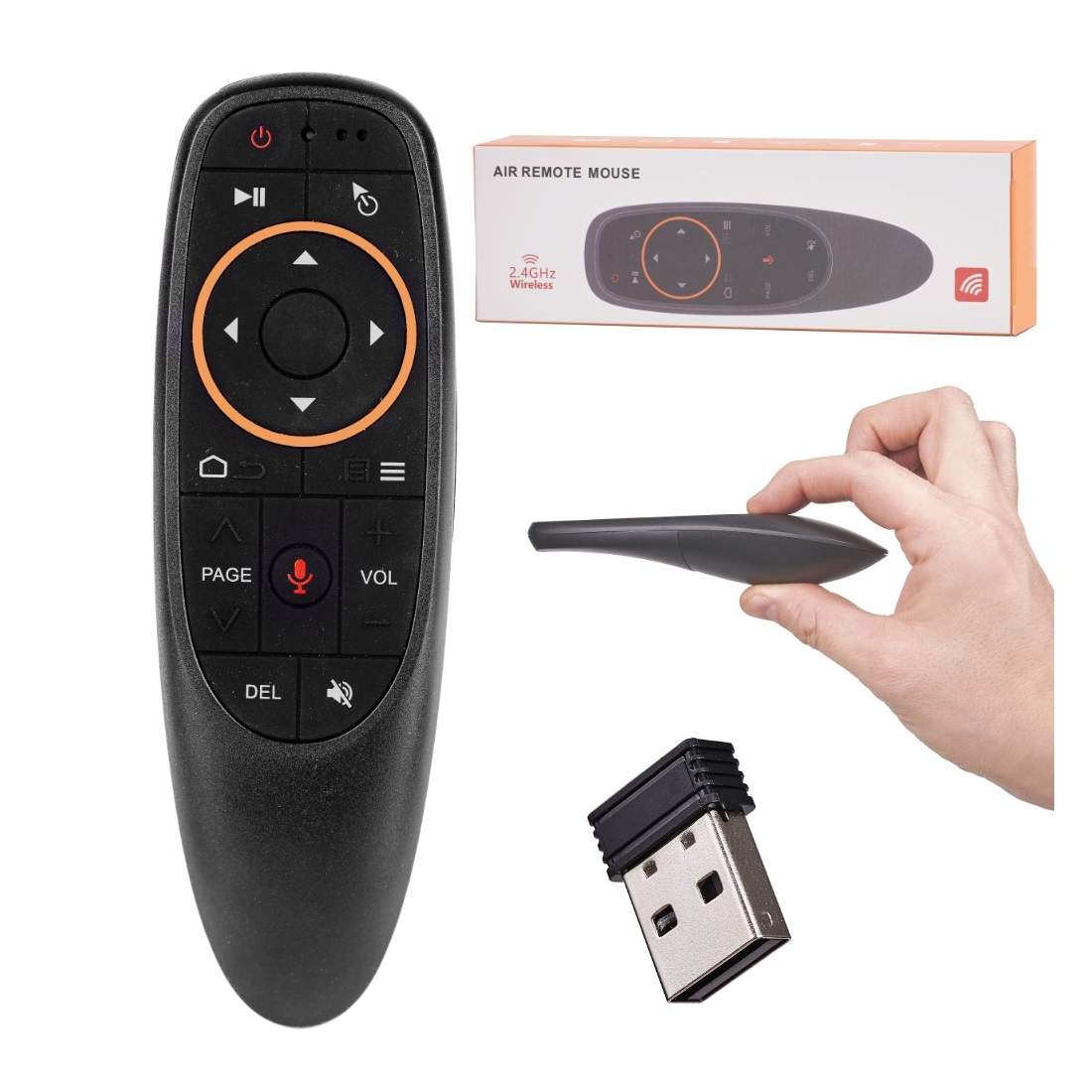 Fjärrkontroll med Mikrofon och Mus, 17 Knappar | Hem & Hobby - Hem & Hushåll - Bygg | Pryloteket