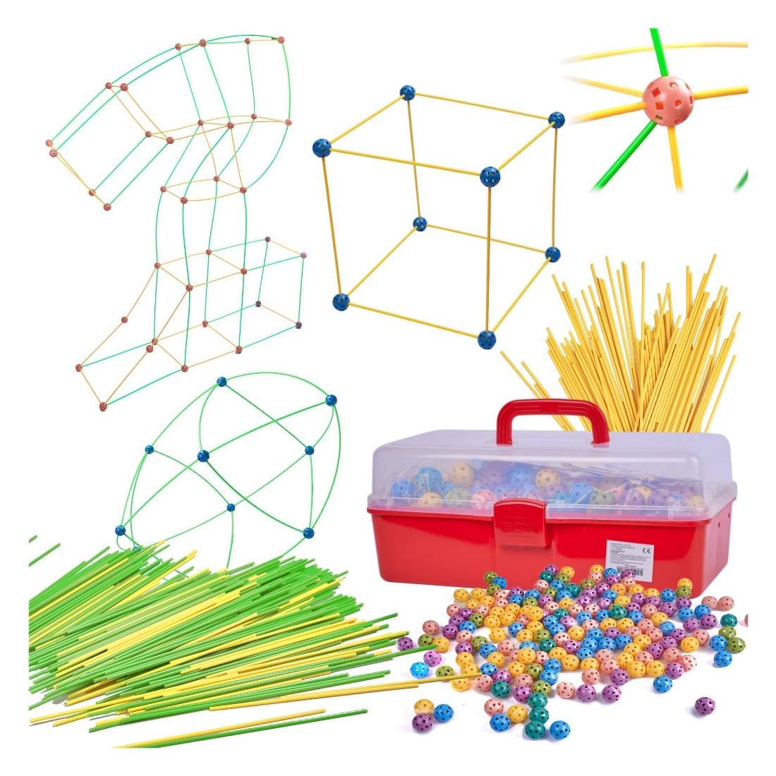 Byggstenar 480 delar - Bygg hus & tält, Fantasifullt | Hem & Hobby - Hem & Hushåll - Bygg | Pryloteket