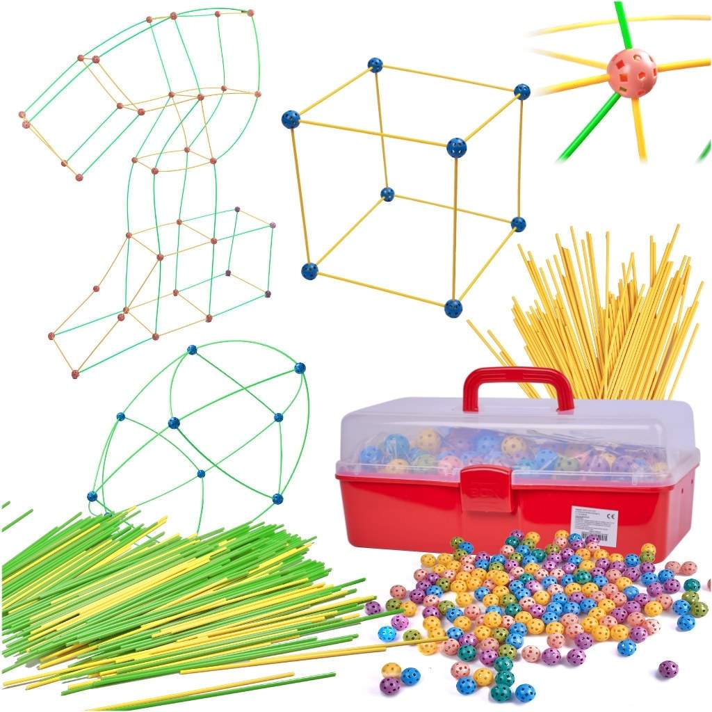 Rakennuspalikat 480 osaa - Rakenna taloja ja telttoja, mielikuvituksellinen