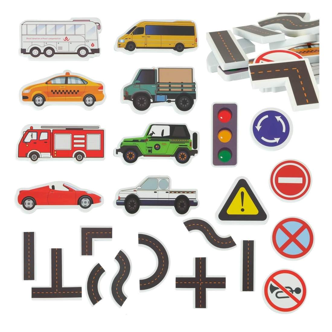 Skumpussel för bad - 23 delar, fäster i vatten | Leksaker & Spel - Leksaker - Pussel | Pryloteket