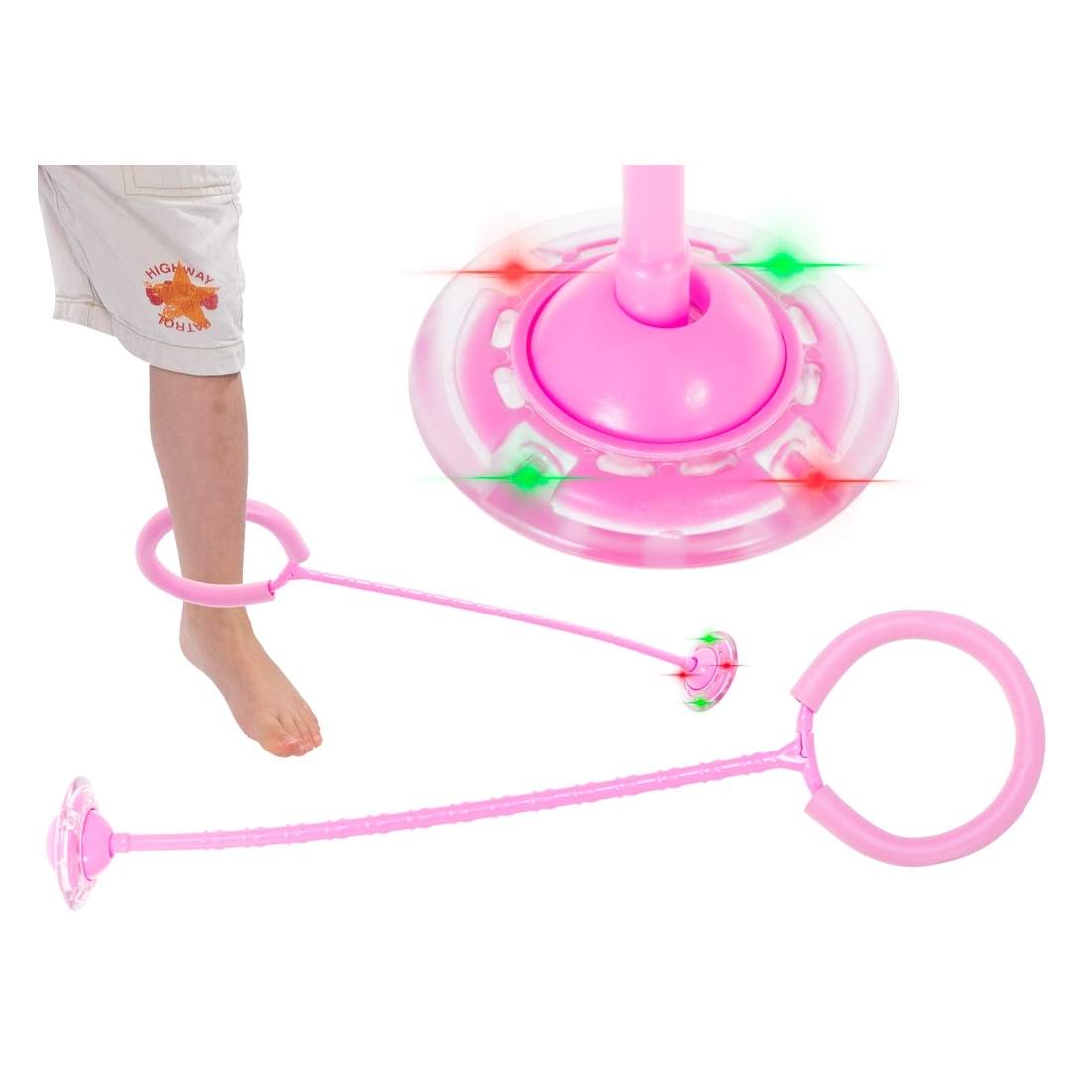 Rosa Hula Hoop för Ben - Enkel Träning | Sport & Fritid - Träning - Träningsredskap - Hopprep | Pryloteket