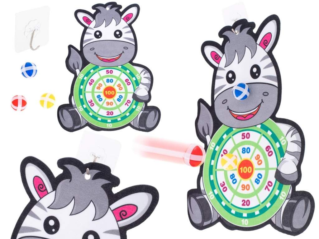 Velcro spil Zebra - Koordination & Præcision