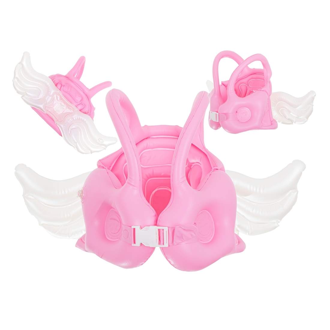 Rosa flytväst för barn med vingar, 18 kg | Sport & Fritid - Träning | Pryloteket