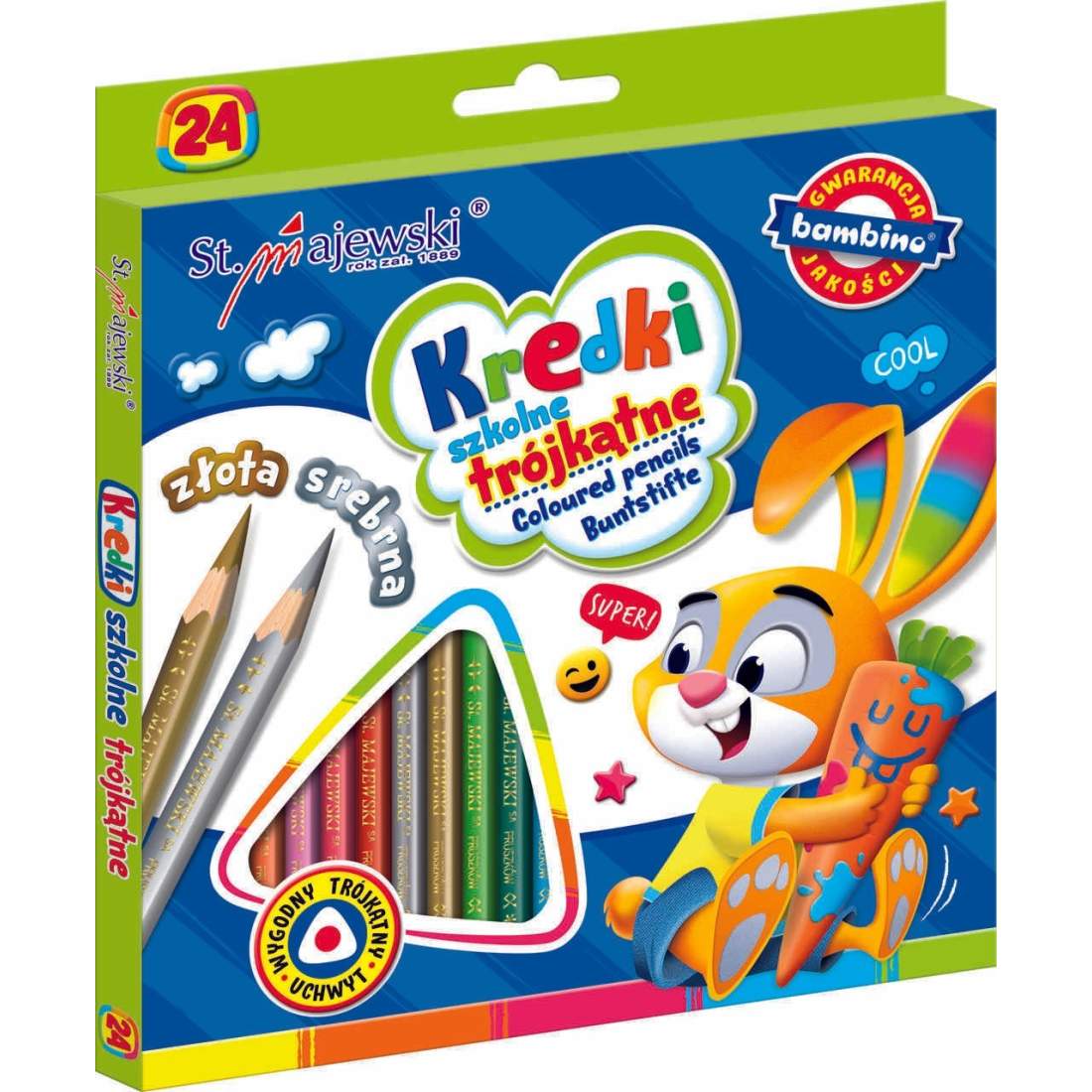 Ergonomiska trekantspennor i 24 färger | Hem & Hobby | Pryloteket