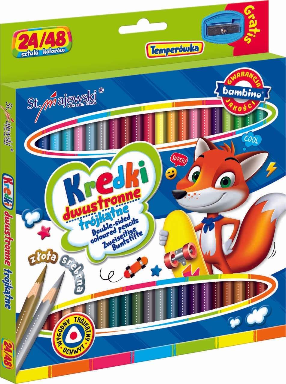 Dubbelsidiga trekantspennor 24/48 färger med vässare | Elektronik - Tillbehör Mobil & Surfplatta - Mobiltillbehör - Mobilkablar - Tillbehör | Pryloteket