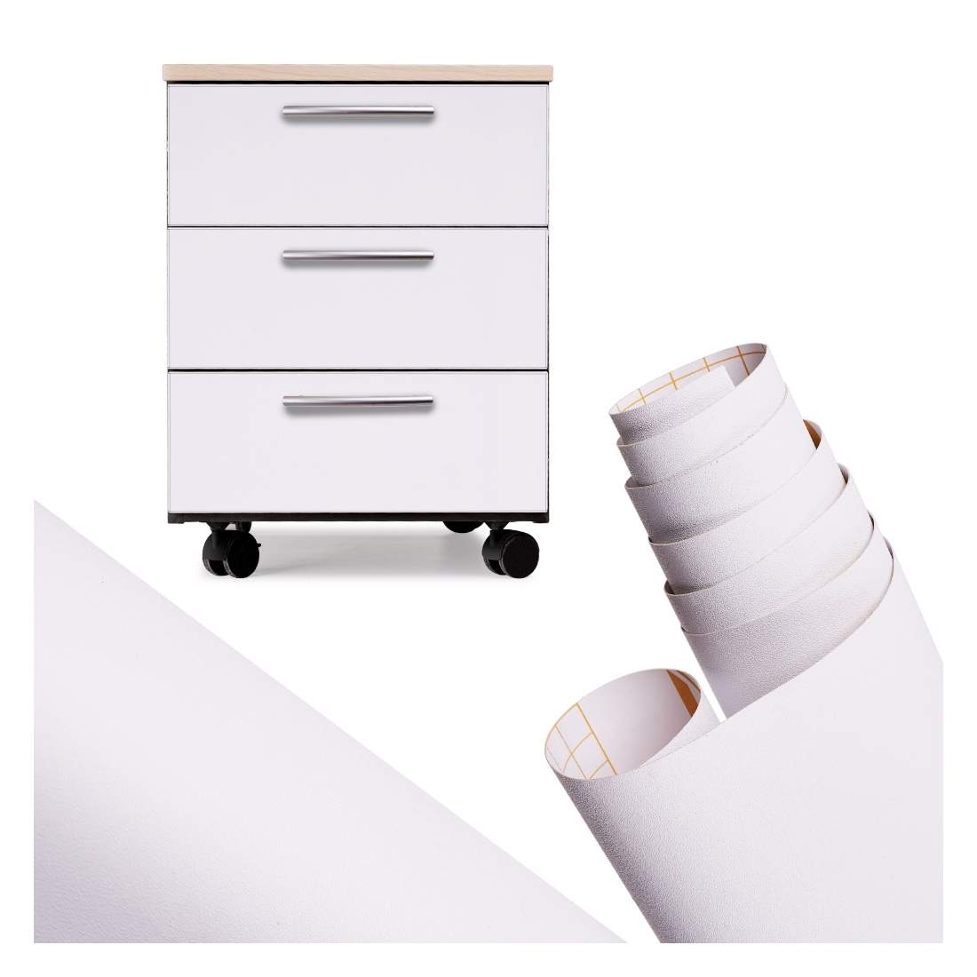 Självhäftande vit vinylrulle 1,22x50m | Elektronik - Kablar & Adaptrar - Adaptrar & Signalomvandlare - USB | Pryloteket