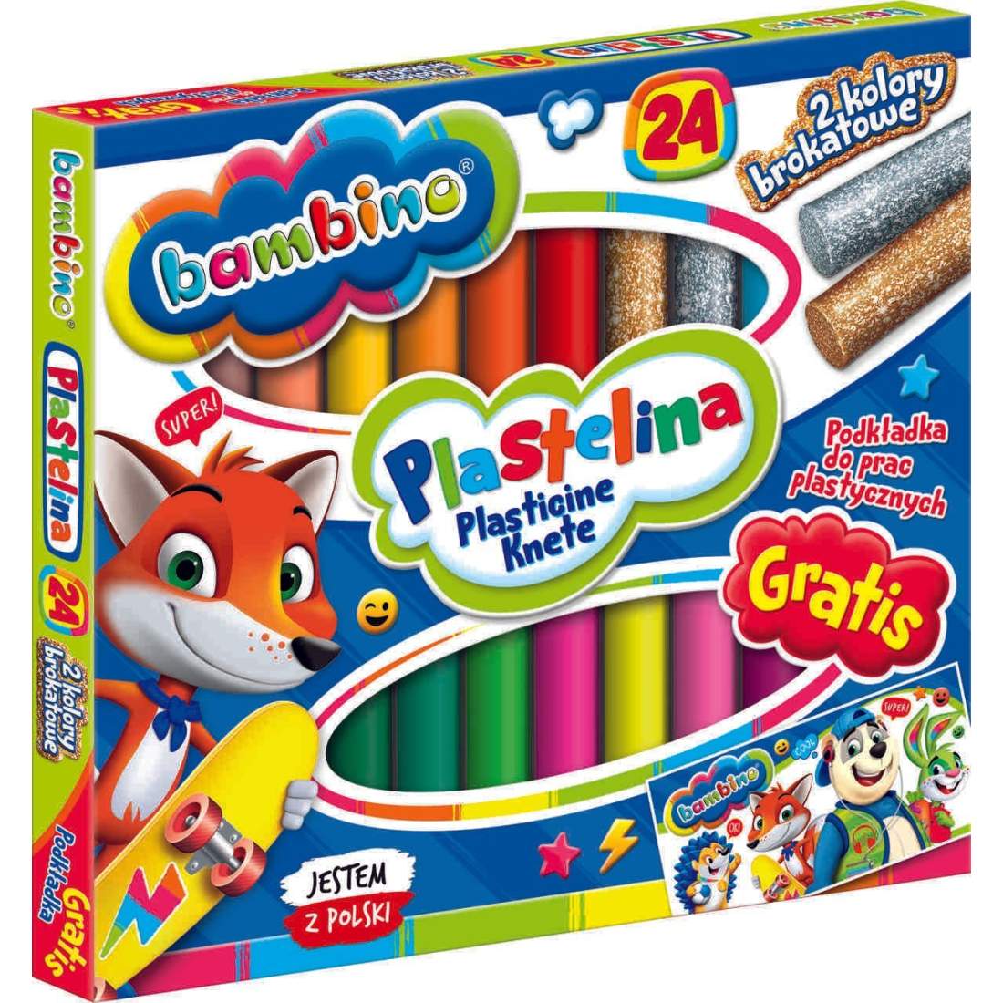 Plastlera för barn, 24 färger inkl. guld & silver | Hem & Hobby | Pryloteket
