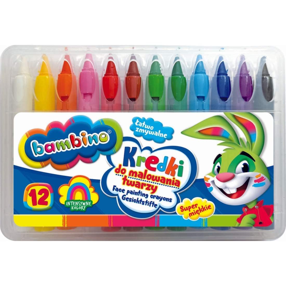 Färgglada Ansiktskritor med Plasthölje för Barn | Hem & Hobby - Hem & Hushåll - Tvätt | Pryloteket