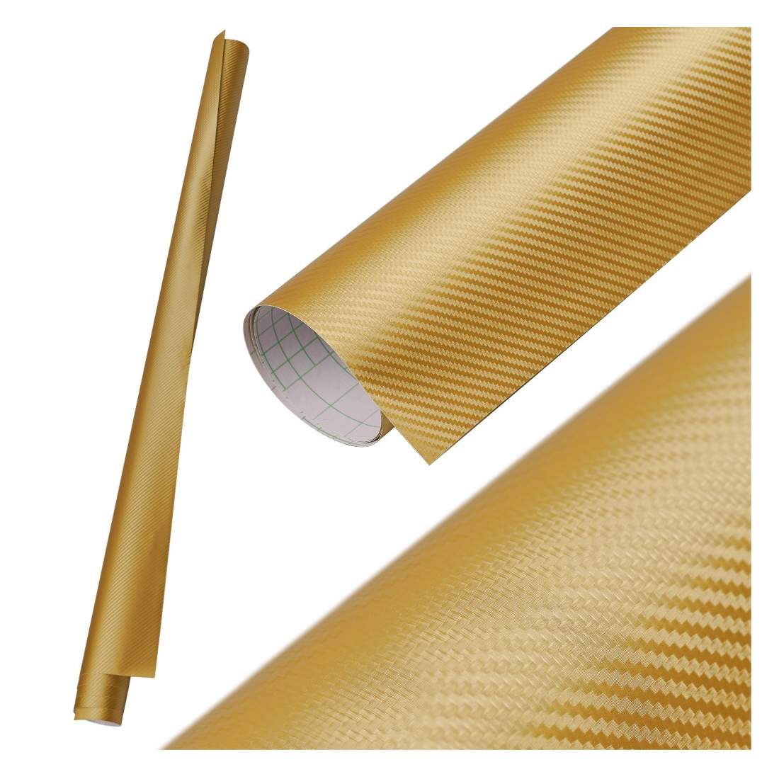 3D Guld Foliesektion Kol 1,27x0,5m | Elektronik - Kablar & Adaptrar - Adaptrar & Signalomvandlare - USB | Pryloteket