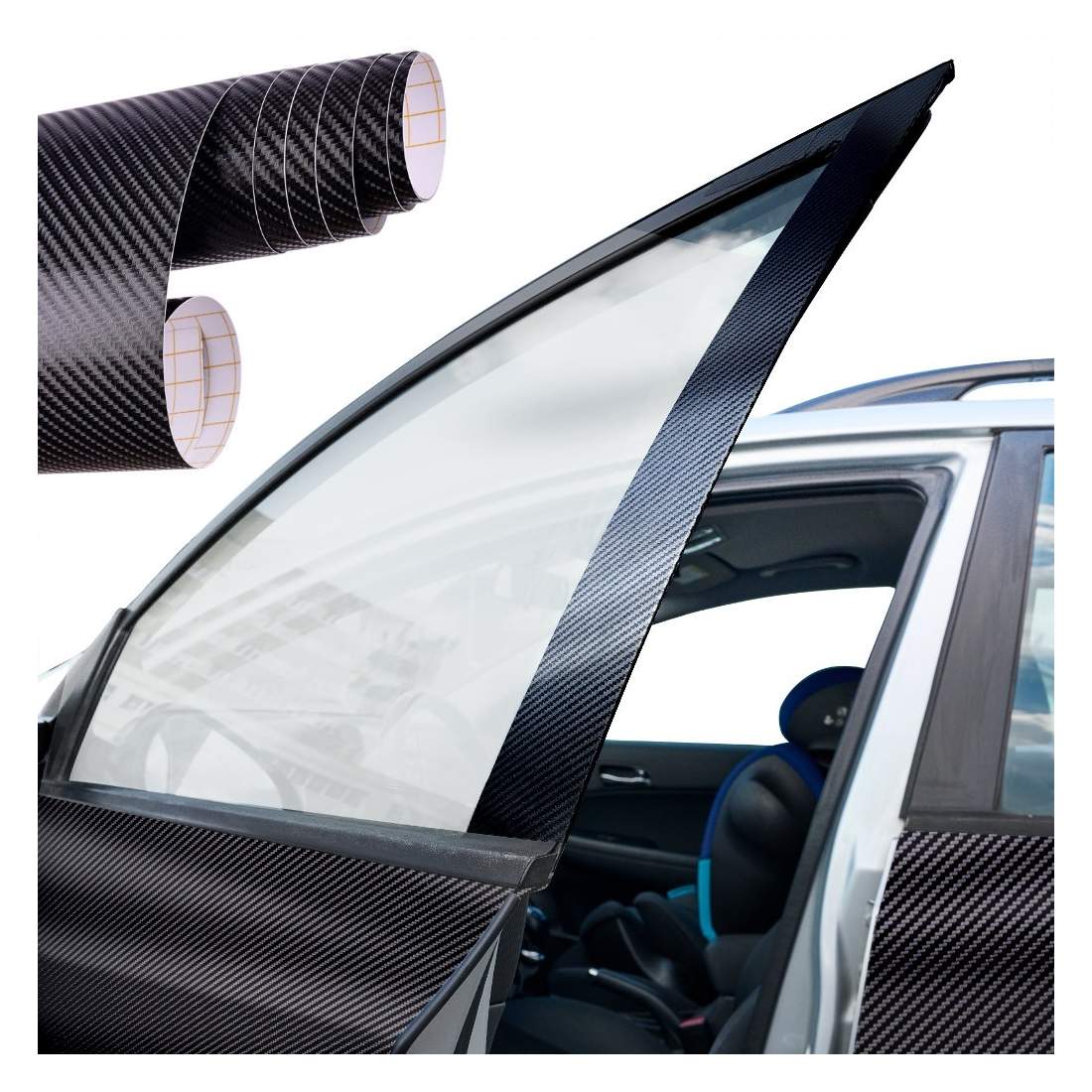 Svart 4D Kolfiberfolie 1,52x0,5m Bildekor | Elektronik - Kablar & Adaptrar - Adaptrar & Signalomvandlare - USB | Pryloteket