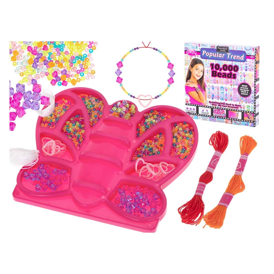 Stor Pärluppsättning för Armband, 10000 Pärlor | Mode & Accessoarer - Smycken, Smyckesset & Tillbehör - Armband | Pryloteket