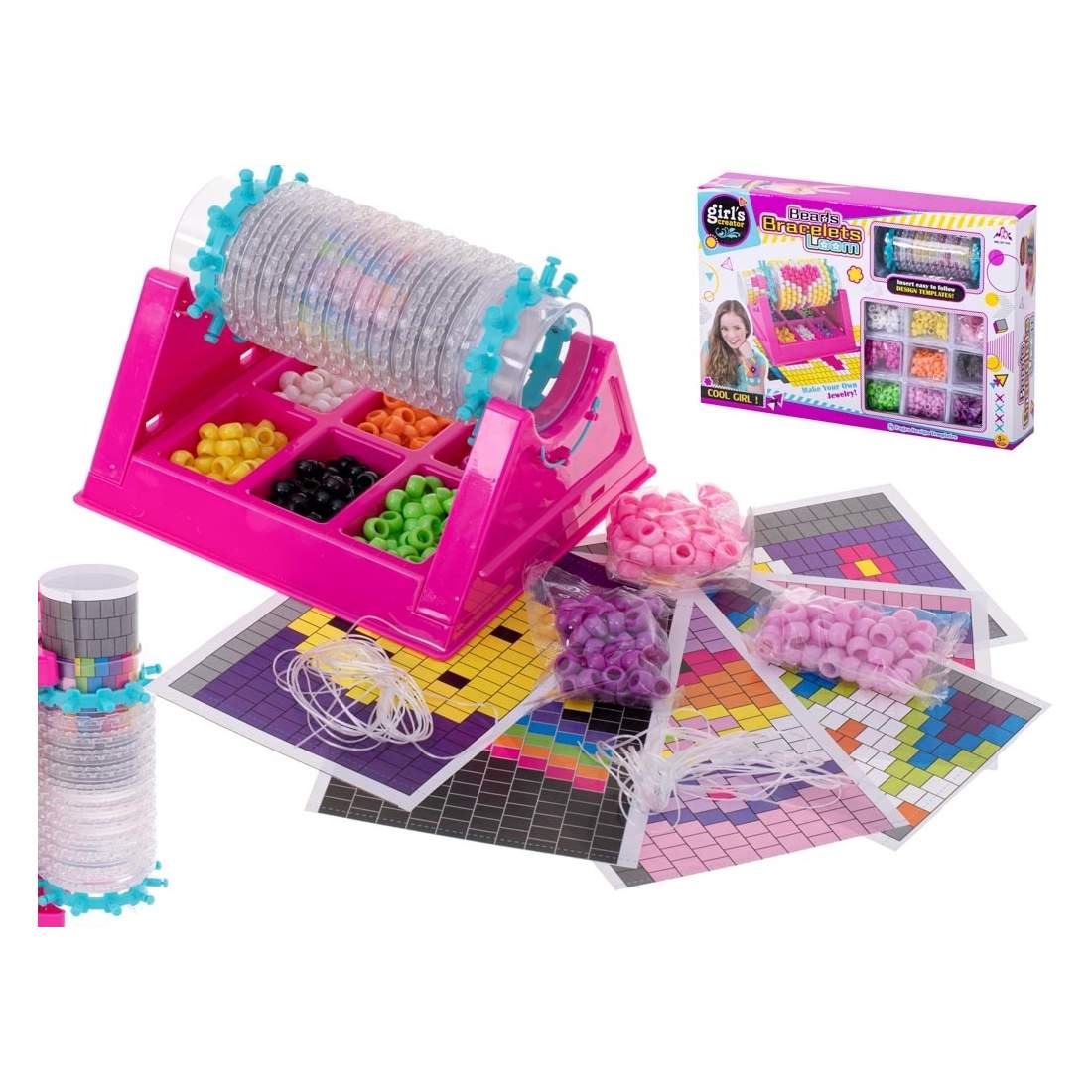 Pärlvävstol för armbandstillverkning | Mode & Accessoarer - Smycken, Smyckesset & Tillbehör - Armband | Pryloteket