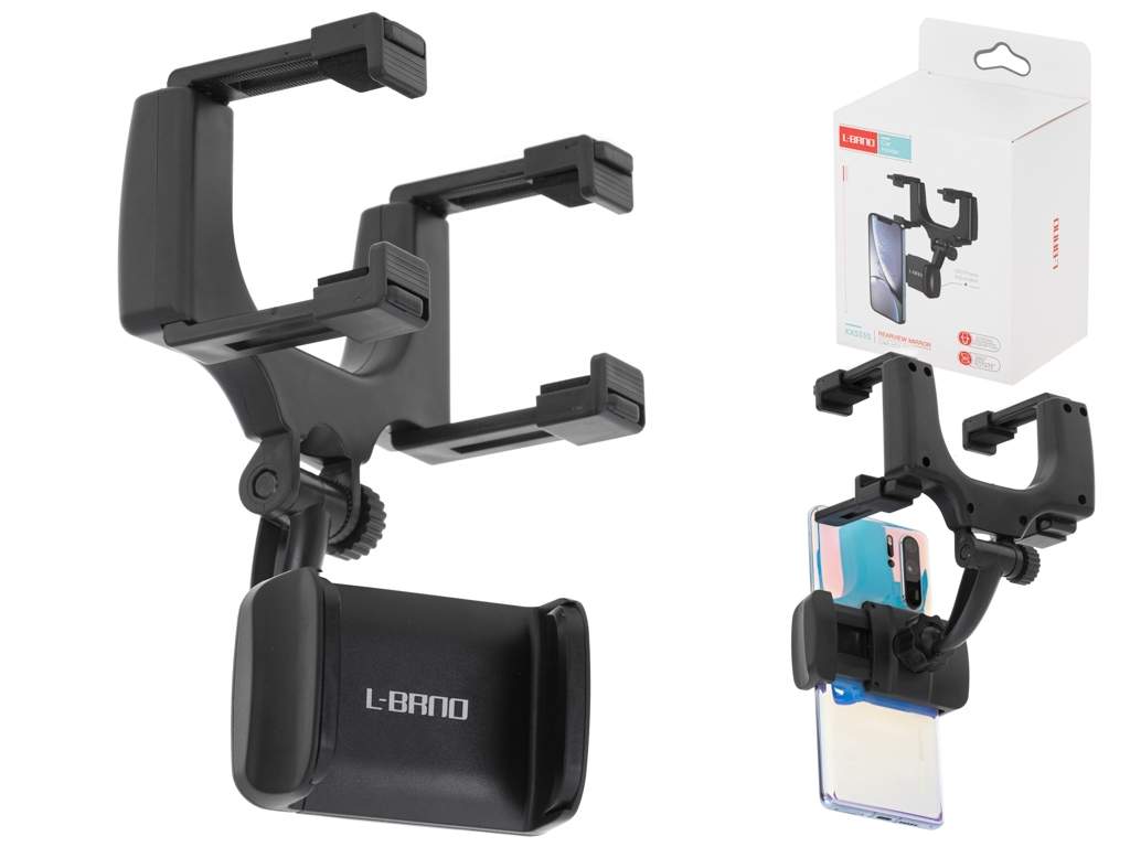 Justerbar bageste holder til bakspejl 18x12x7,5cm