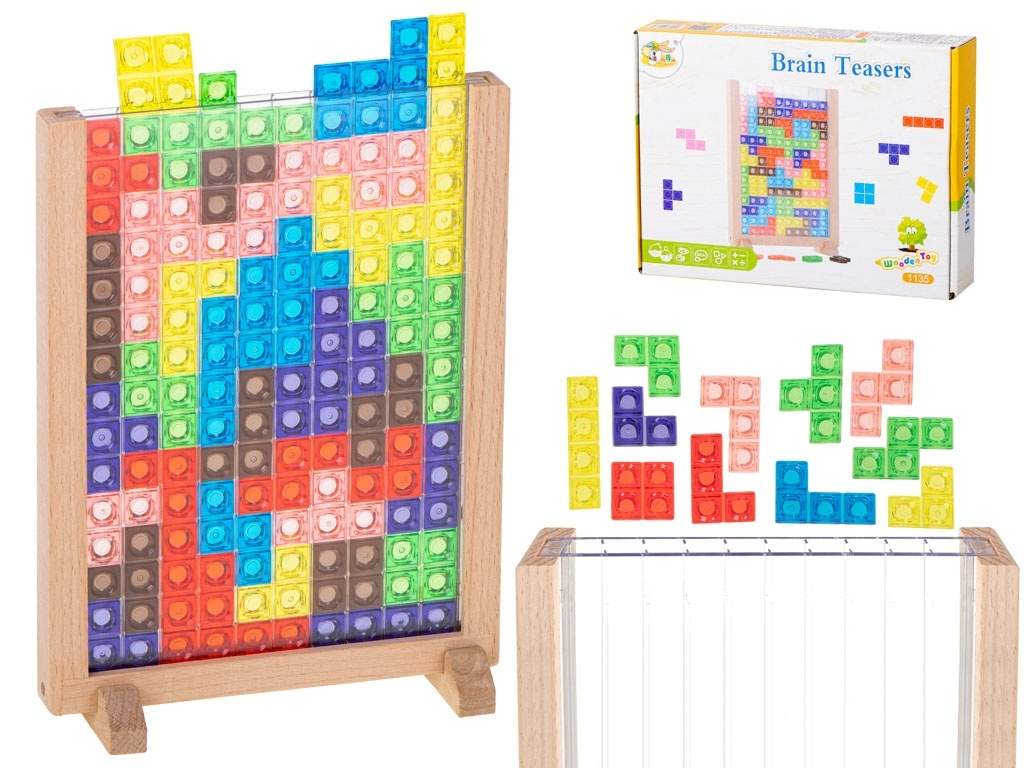 Stående Tetris-puslespil - Udfordring for alle aldre