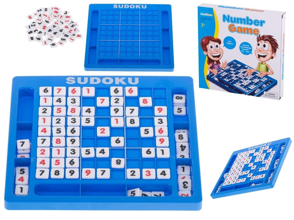 Udfordrende Sudoku-puslespil med tal