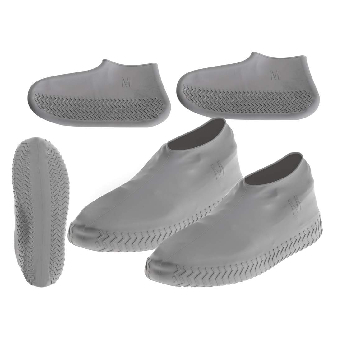 Vattentäta grå silikonstövelskydd 35-38 | Hem & Hobby - Hem & Hushåll - Tvätt | Pryloteket