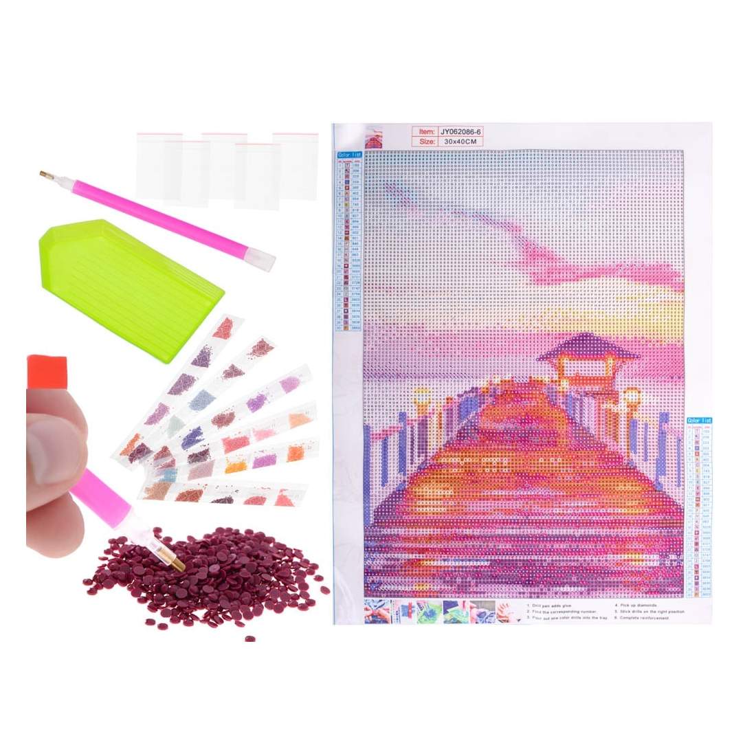 Piratmotiv 5D Diamantbroderi Mosaik Set | Hem & Hobby | Pryloteket