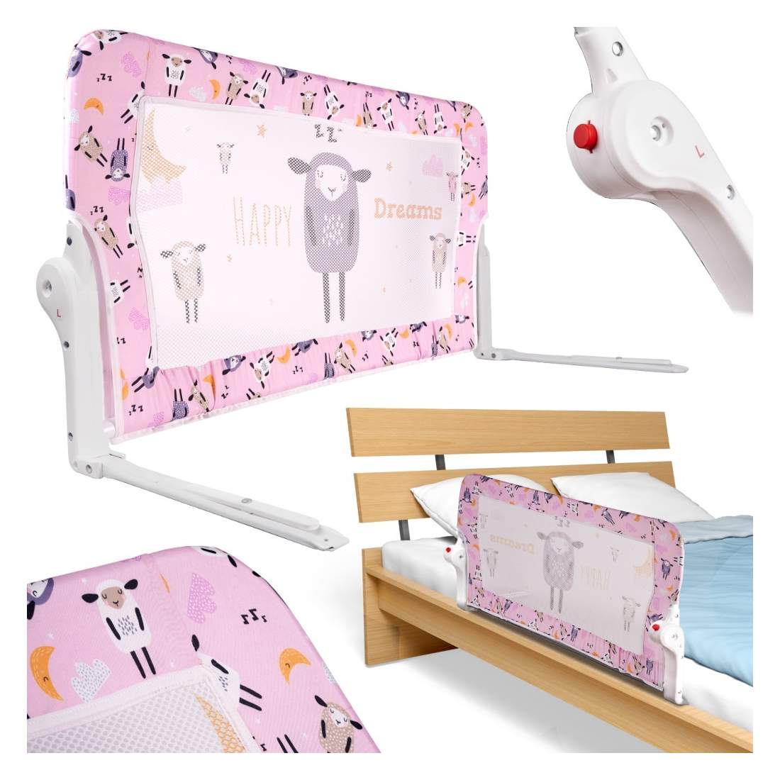 Barnsängstång 90cm - Enkel & Säker Montering | Elektronik - Tillbehör Mobil & Surfplatta - Mobiltillbehör - Mobilkablar - Tillbehör | Pryloteket