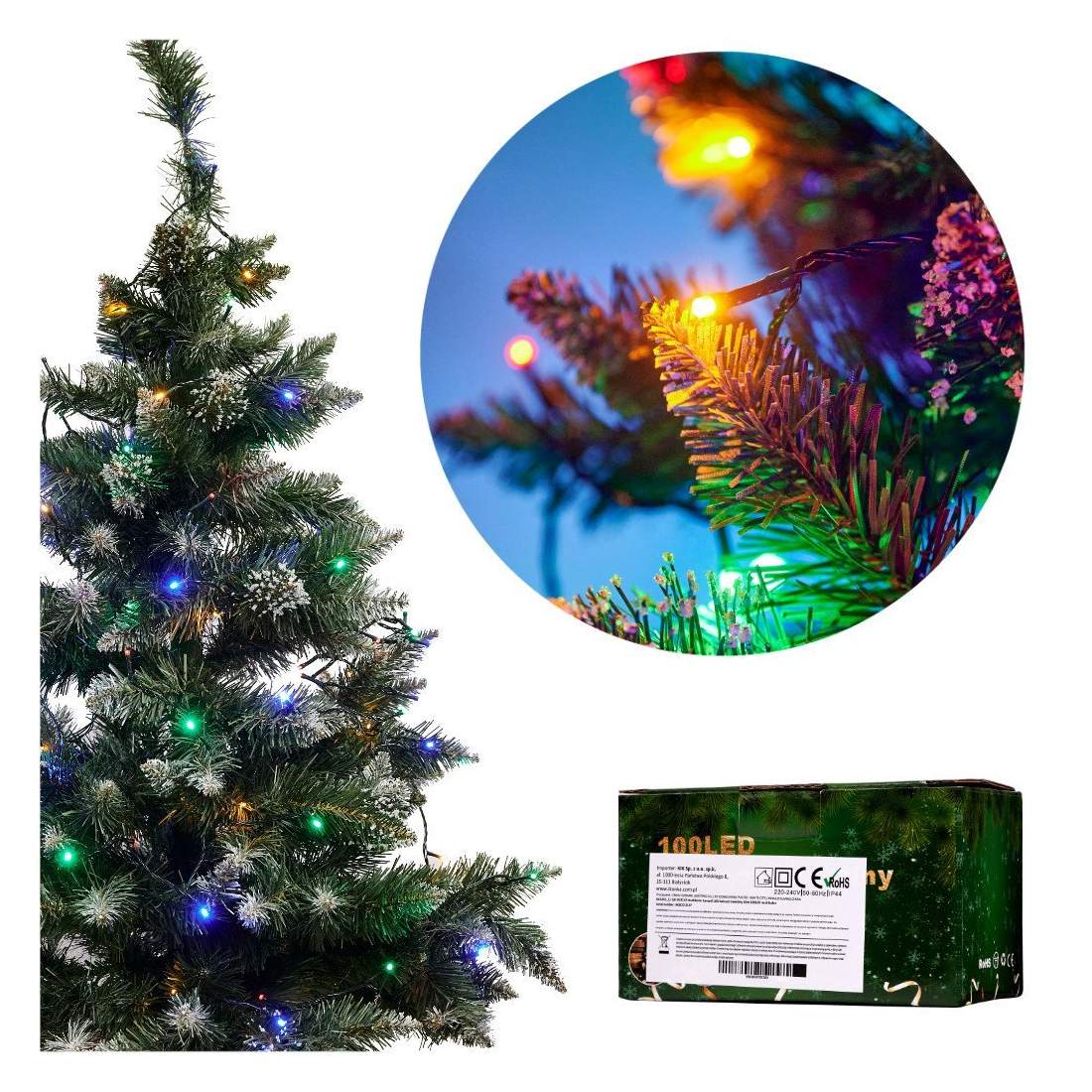 Flerfärgade LED-ljus 10m med 8 ljuslägen | Elektronik - Tillbehör Mobil & Surfplatta - Skärmskydd - LG | Pryloteket