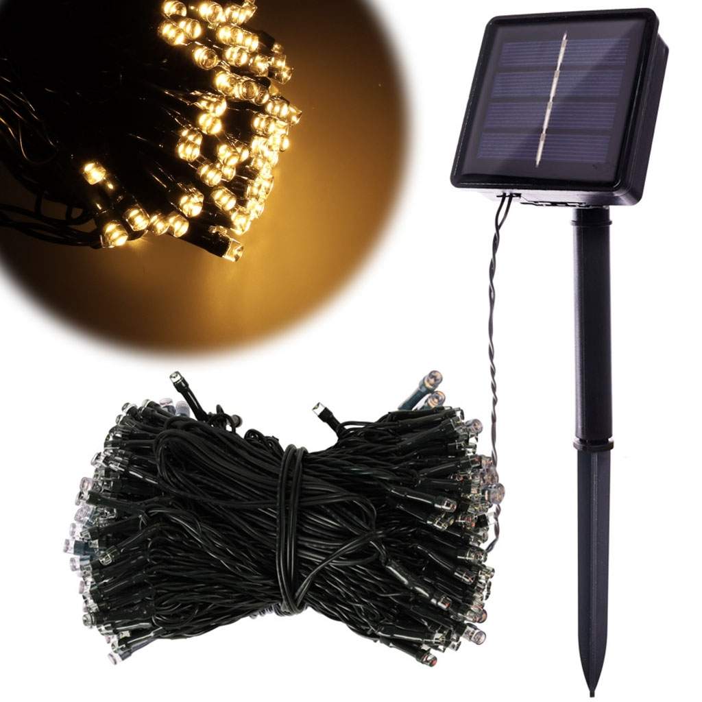 Vattentäta solcellslampor 20m IP65 varmvitt ljus | Elektronik - Kablar & Adaptrar - Adaptrar & Signalomvandlare - USB | Pryloteket