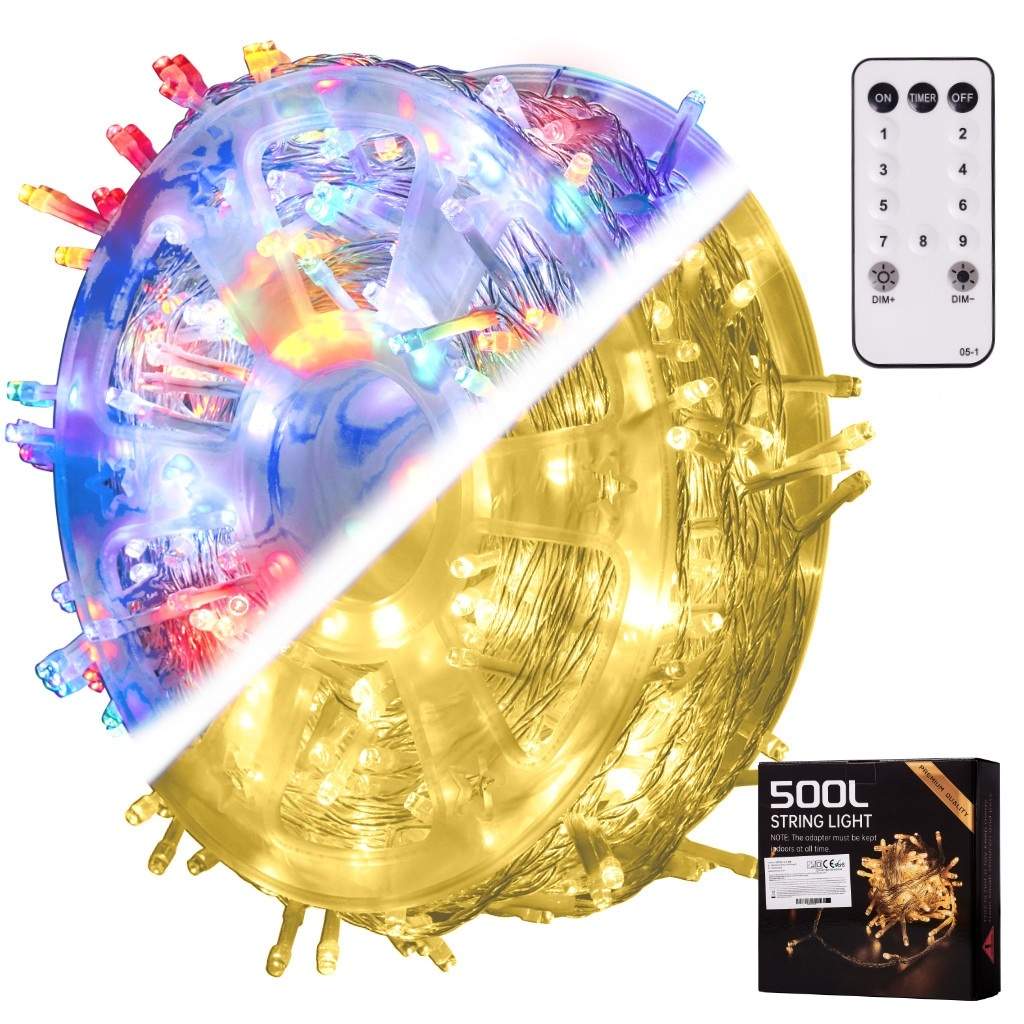 Flerfärgade LED-lampor 50m med fjärrkontroll | Elektronik - Kablar & Adaptrar - Adaptrar & Signalomvandlare - USB | Pryloteket