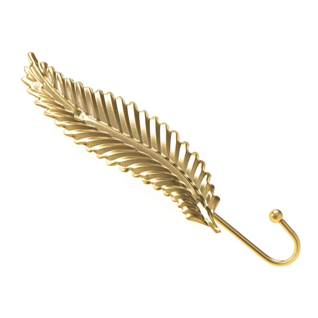 Elegant Lövhängare i Guldmetall - Väggdekor 20x6cm | Elektronik - Tillbehör Mobil & Surfplatta - Skärmskydd - LG | Pryloteket