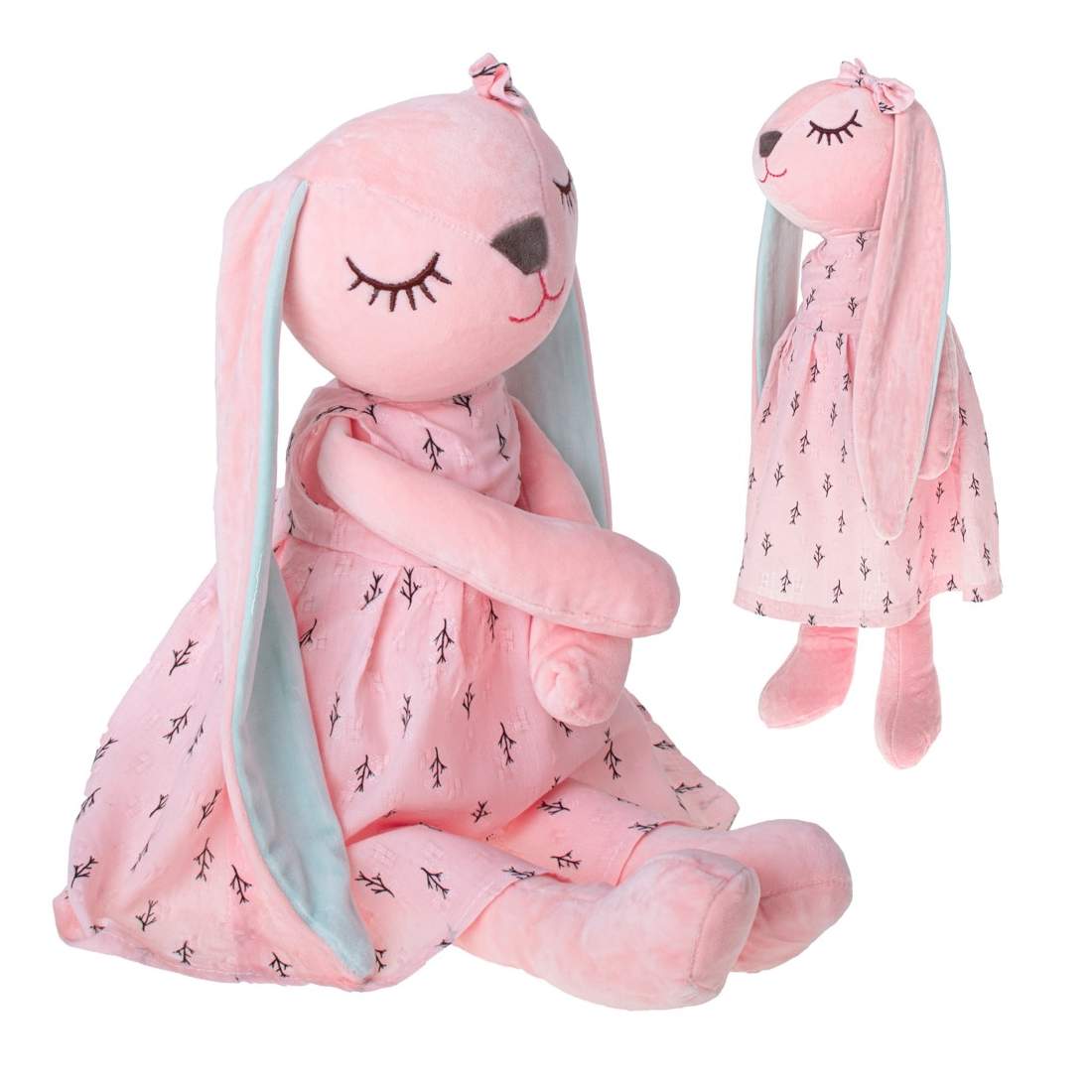 Rosa Plyschkanin - Mjuk & Vänlig, 52/83 cm | Hem & Hobby - Hem & Hushåll - Tvätt | Pryloteket