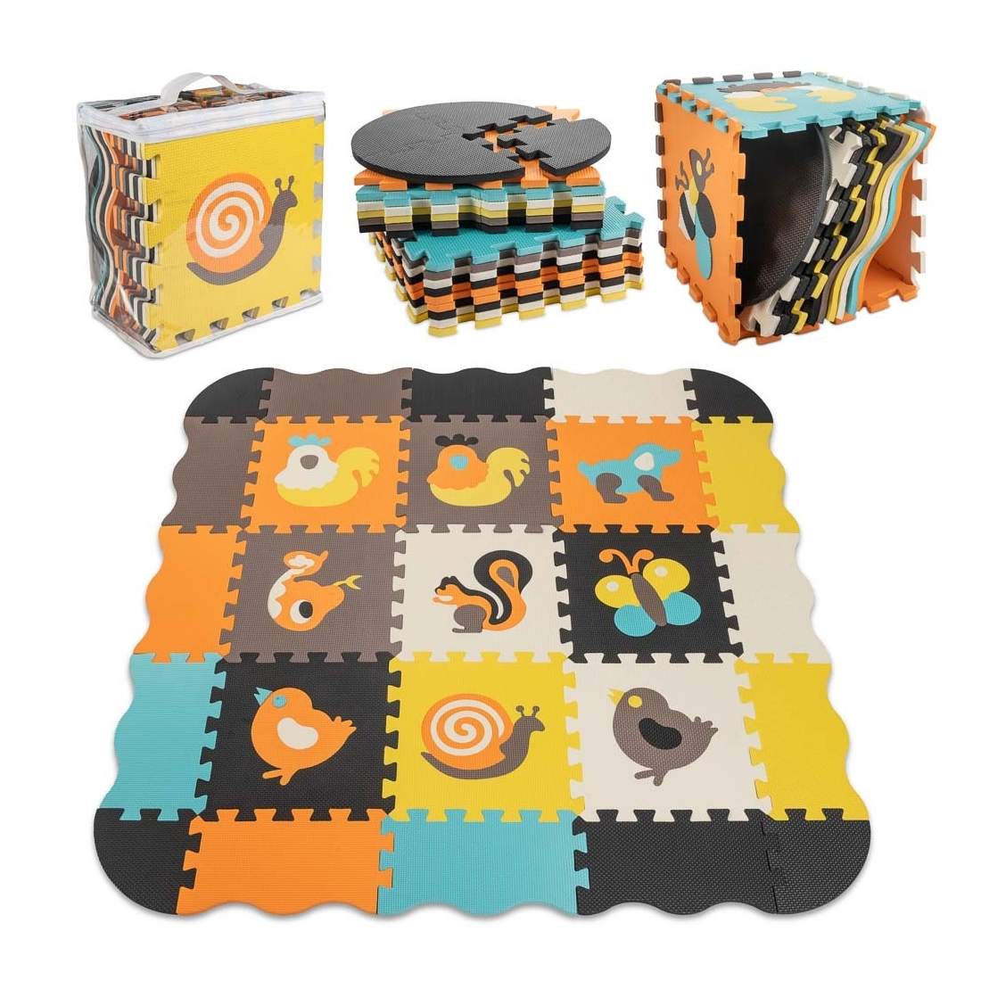 Färgglatt djurpussel skumlekmatta lekhage | Hem & Hobby - Hem & Hushåll - Kök - Köksredskap - Lock | Pryloteket
