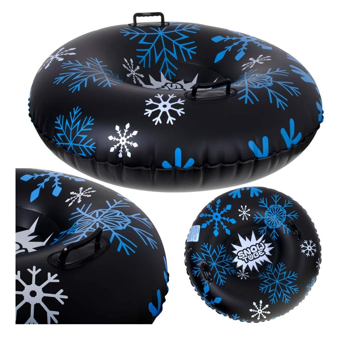 Uppblåsbar snösläde 95 cm med handtag | Hem & Hobby | Pryloteket