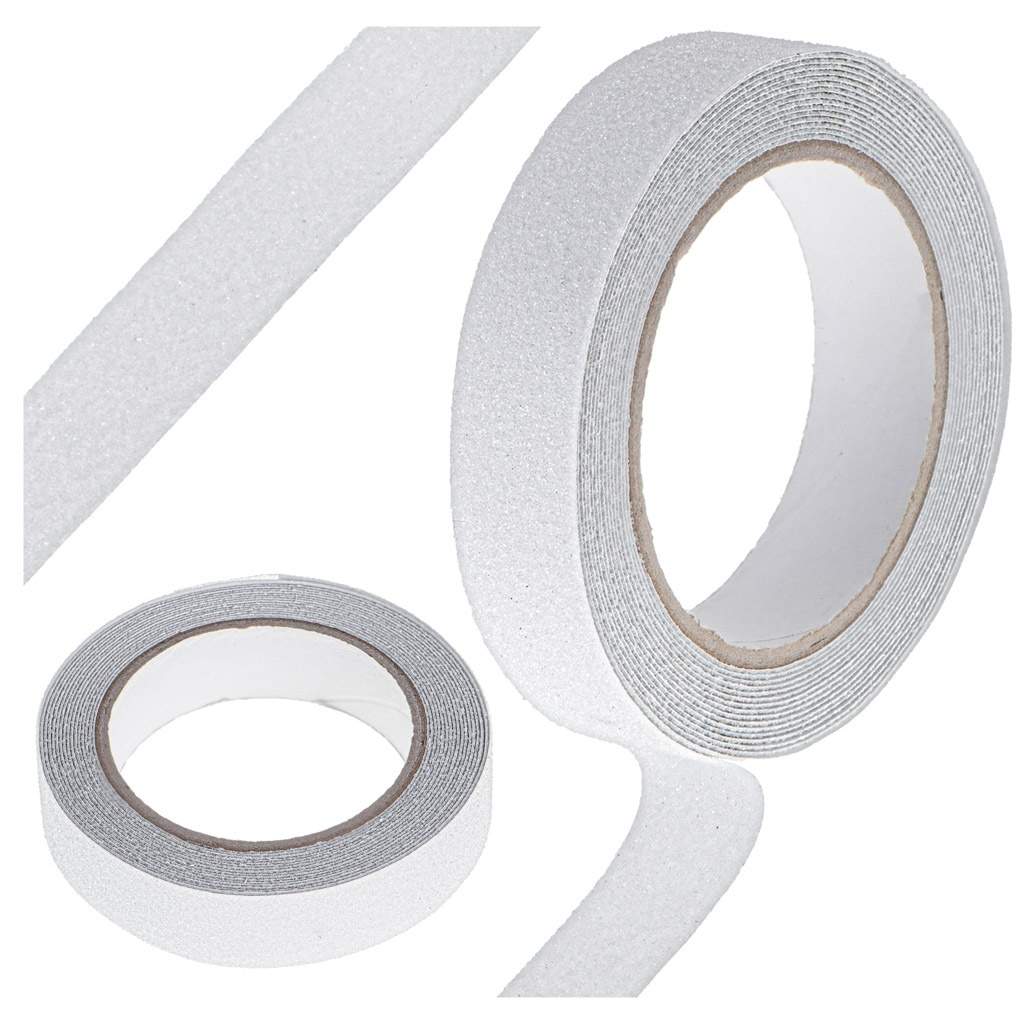 Gennemsigtig Anti-Slip Tape 2,5 cm x 5 m Nem installation