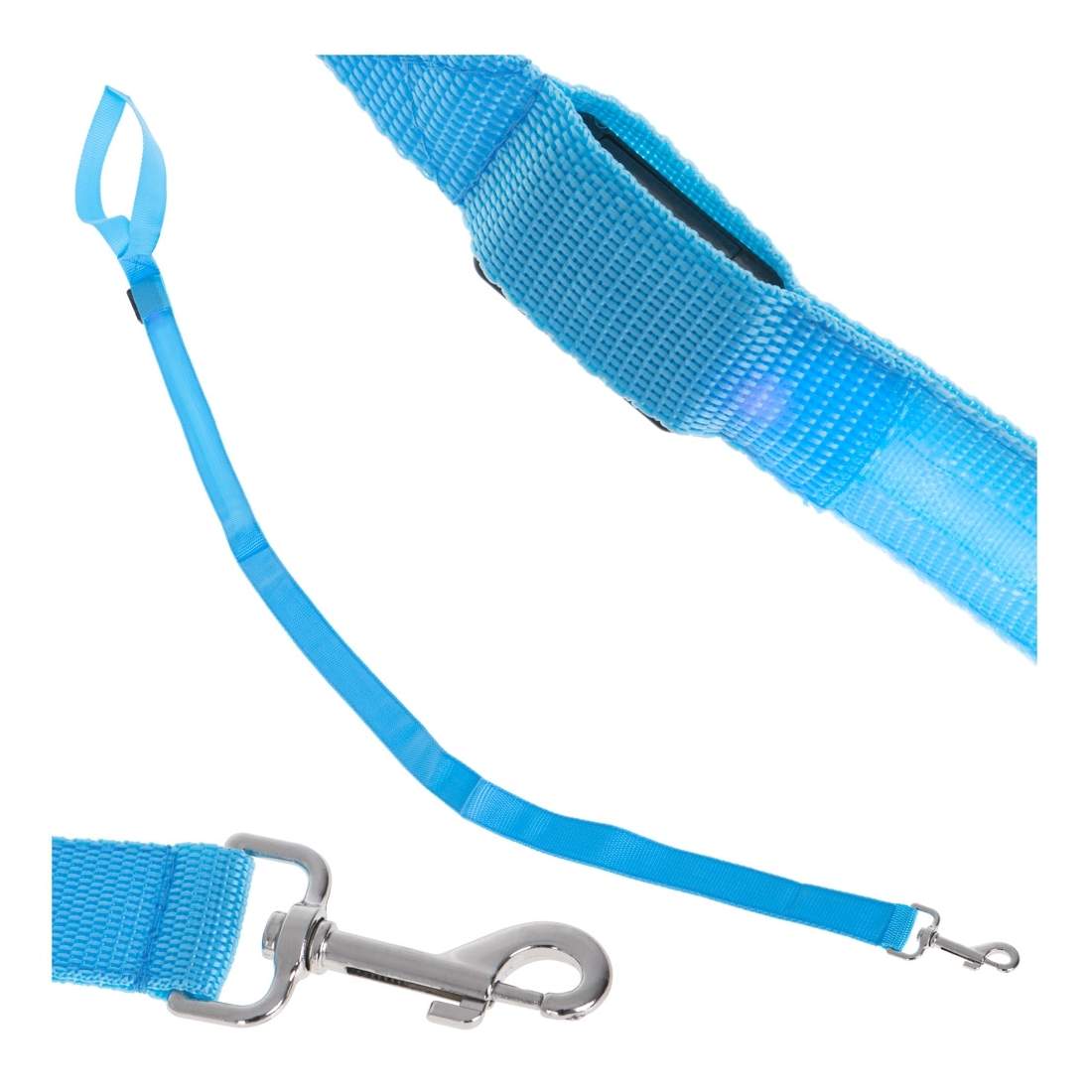 Blått LED-hundkoppel med 3 lägen för kvällspromenad | Elektronik - Tillbehör Mobil & Surfplatta - Mobiltillbehör - Mobilkablar - Tillbehör | Pryloteket