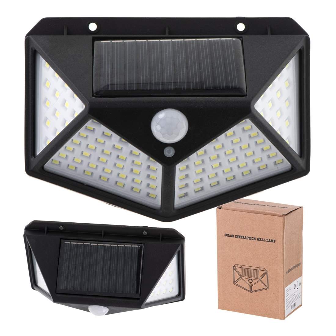 Solcellslampa 100LED med sensor utomhus | Elektronik - Kablar & Adaptrar - Adaptrar & Signalomvandlare - USB | Pryloteket