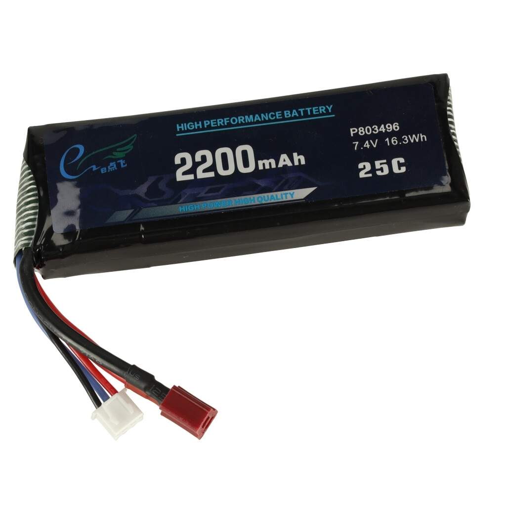 Kraftfuldt batteri til fjernstyrede biler 124018/144001