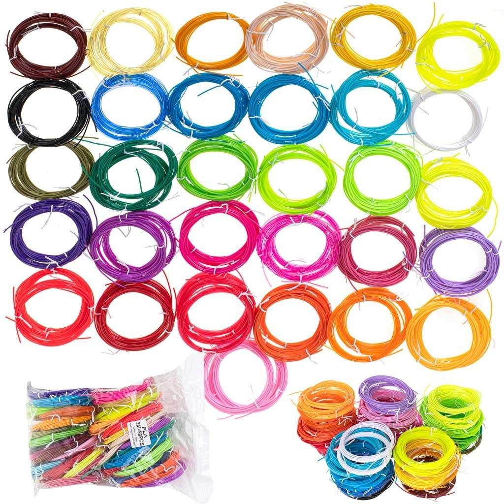 Farvede PLA refills 3D pen 90-pak