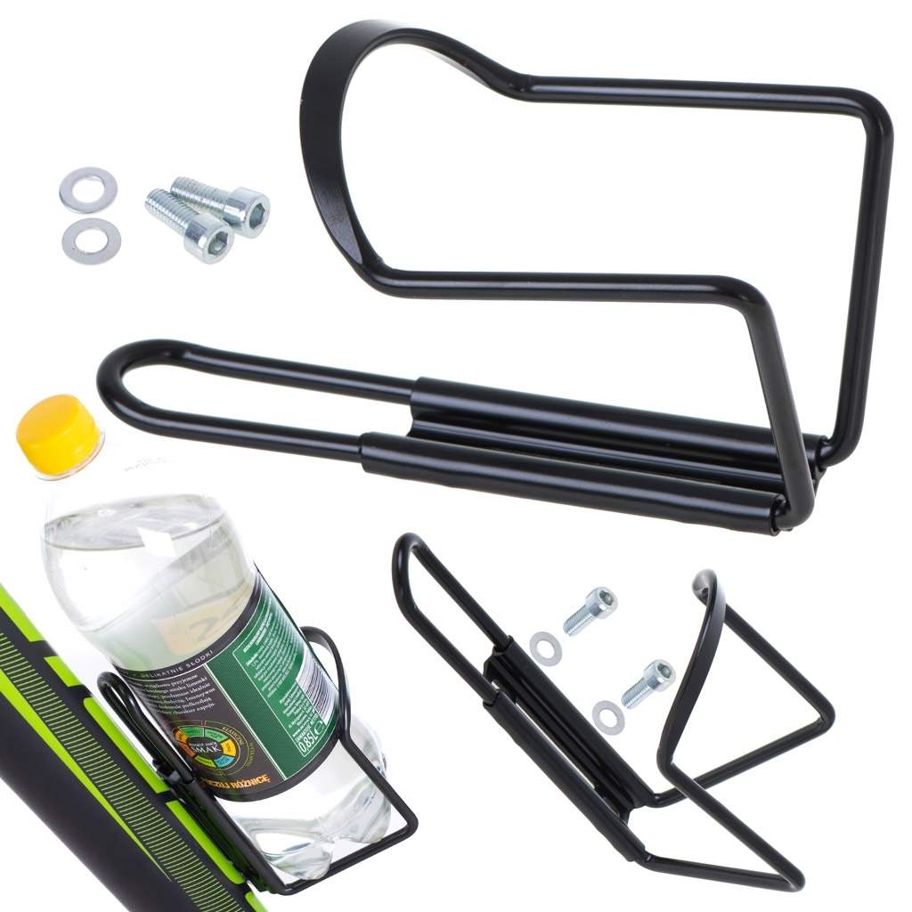 Cykelflaskeholder i aluminium for sikker pasform