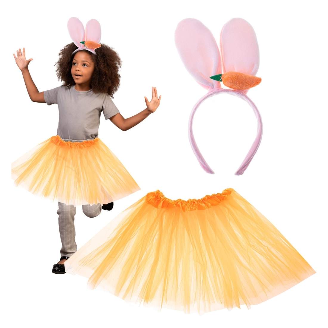 Kaninkostym med Tyllkjol för Fest/Halloween | Presenttips - Halloween | Pryloteket